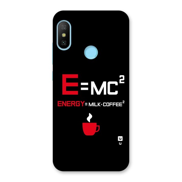 Energy Coffee Equation Back Case for Redmi 6 Pro