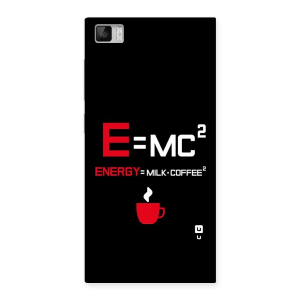 Energy Coffee Equation Back Case for Xiaomi Mi3