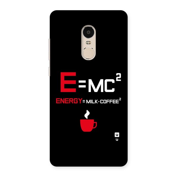 Energy Coffee Equation Back Case for Xiaomi Redmi Note 4