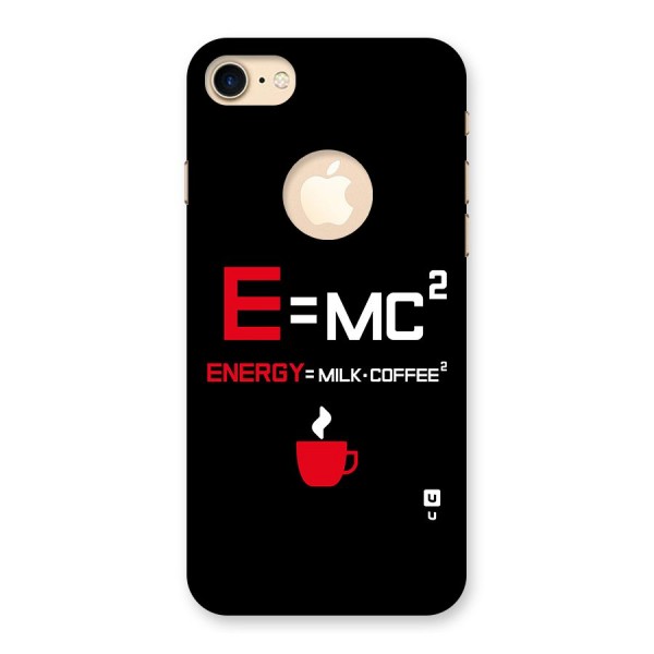 Energy Coffee Equation Back Case for iPhone 8 Logo Cut