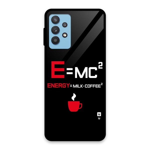 Energy Coffee Equation Glass Back Case for Galaxy M32 5G