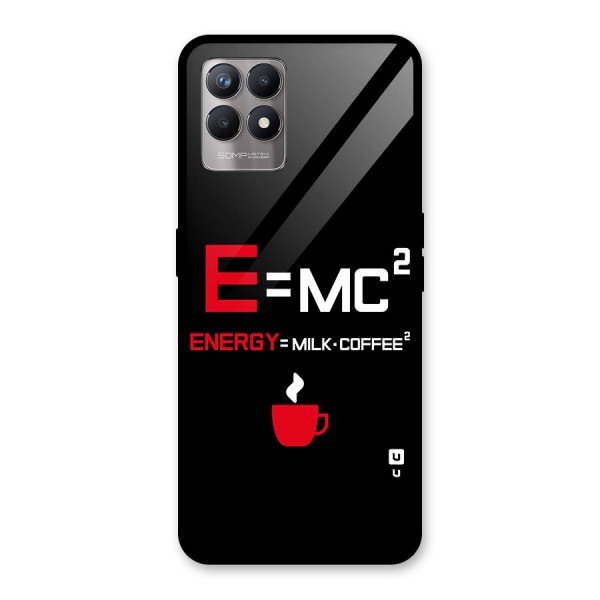 Energy Coffee Equation Glass Back Case for Realme 8i