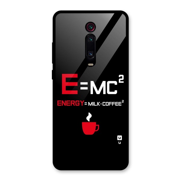 Energy Coffee Equation Glass Back Case for Redmi K20 Pro