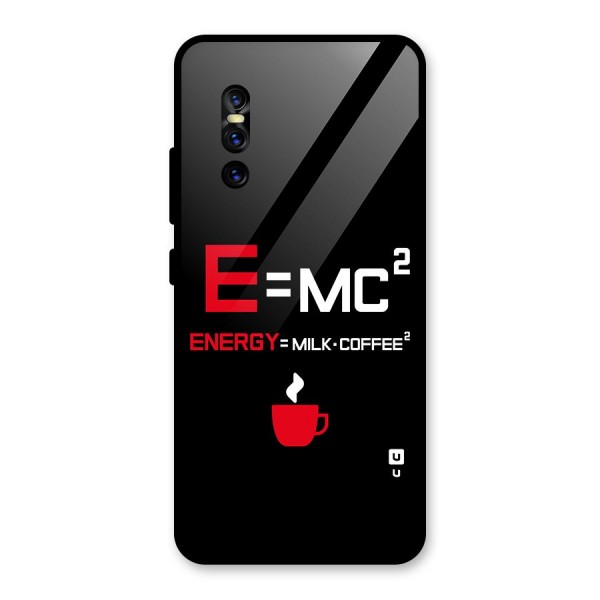 Energy Coffee Equation Glass Back Case for Vivo V15 Pro