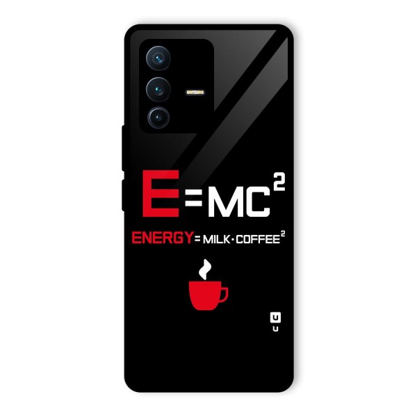 Energy Coffee Equation Glass Back Case for Vivo V23 Pro