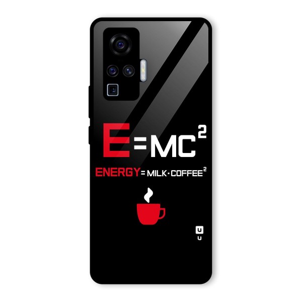 Energy Coffee Equation Glass Back Case for Vivo X50 Pro