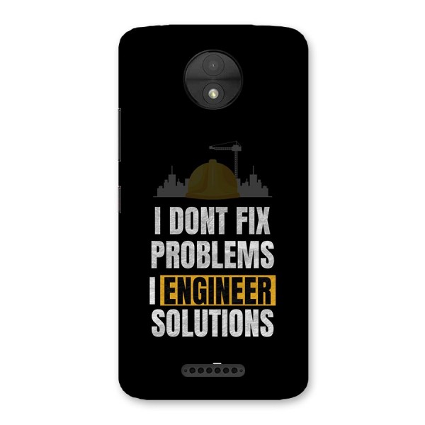 Engineer Solutions Back Case for Moto C