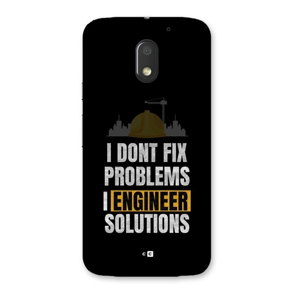 Engineer Solutions Back Case for Moto E3 Power