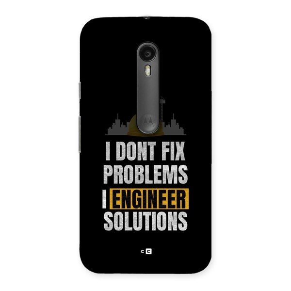 Engineer Solutions Back Case for Moto G3