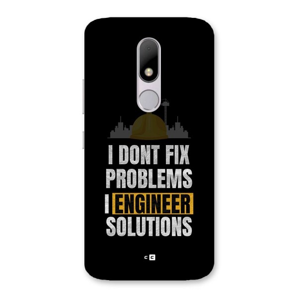 Engineer Solutions Back Case for Moto M