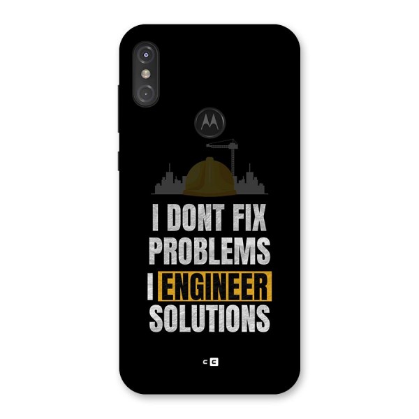 Engineer Solutions Back Case for Motorola One Power