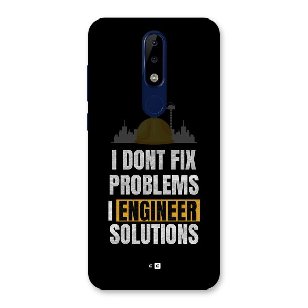 Engineer Solutions Back Case for Nokia 5.1 Plus