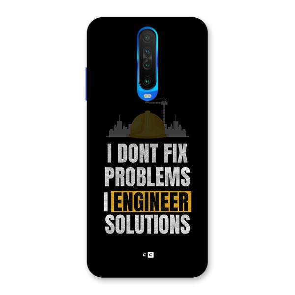 Engineer Solutions Back Case for Poco X2