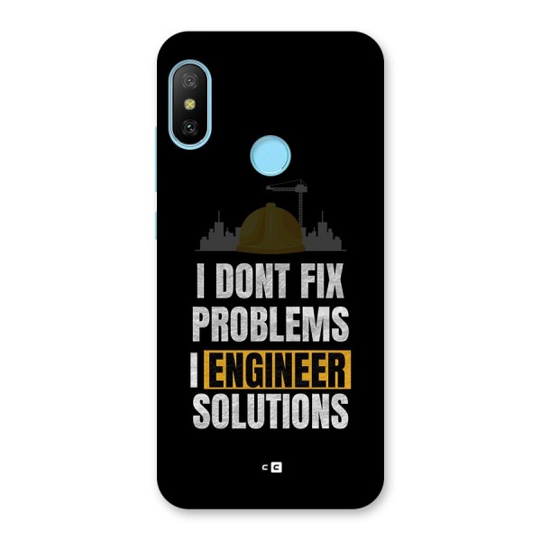 Engineer Solutions Back Case for Redmi 6 Pro