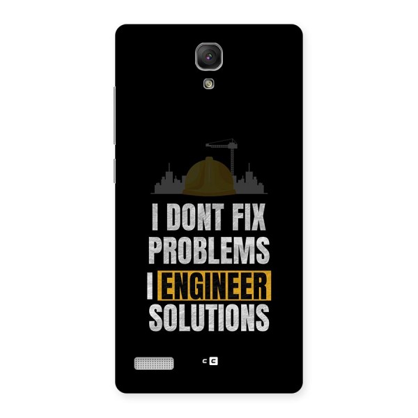 Engineer Solutions Back Case for Redmi Note