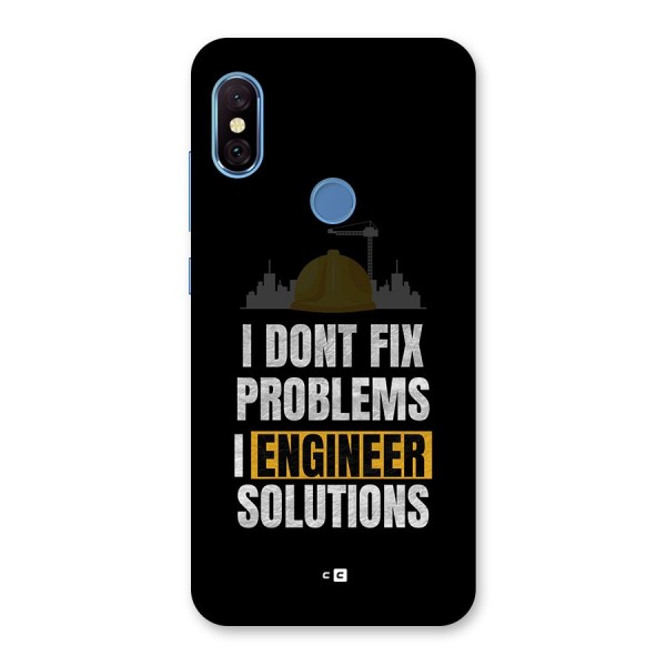 Engineer Solutions Back Case for Redmi Note 6 Pro