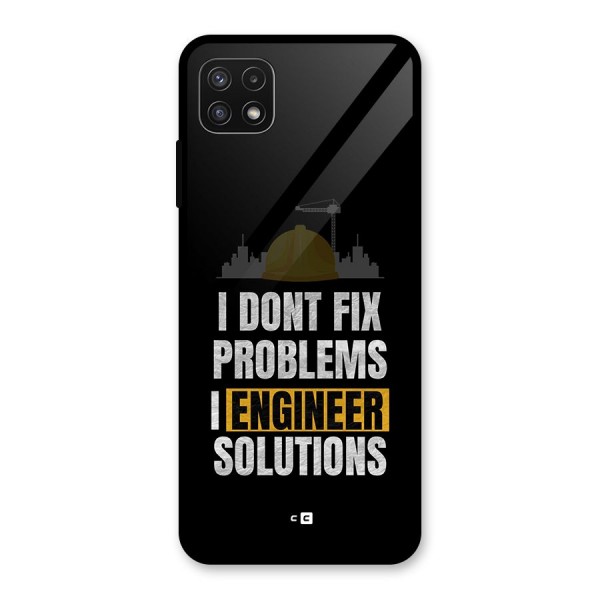 Engineer Solutions Glass Back Case for Galaxy A22 5G