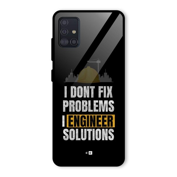 Engineer Solutions Glass Back Case for Galaxy A51