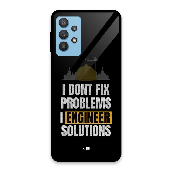 Engineer Solutions Glass Back Case for Galaxy M32 5G