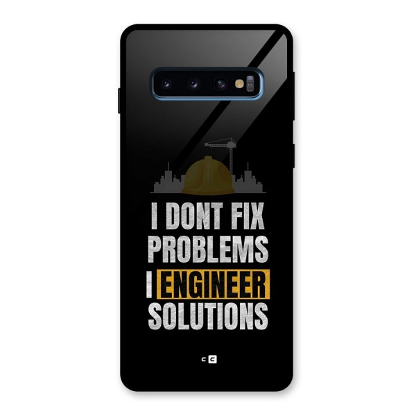 Engineer Solutions Glass Back Case for Galaxy S10