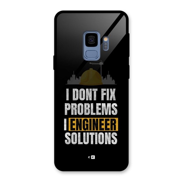 Engineer Solutions Glass Back Case for Galaxy S9