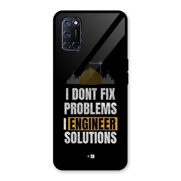 Engineer Solutions Glass Back Case for Oppo A52