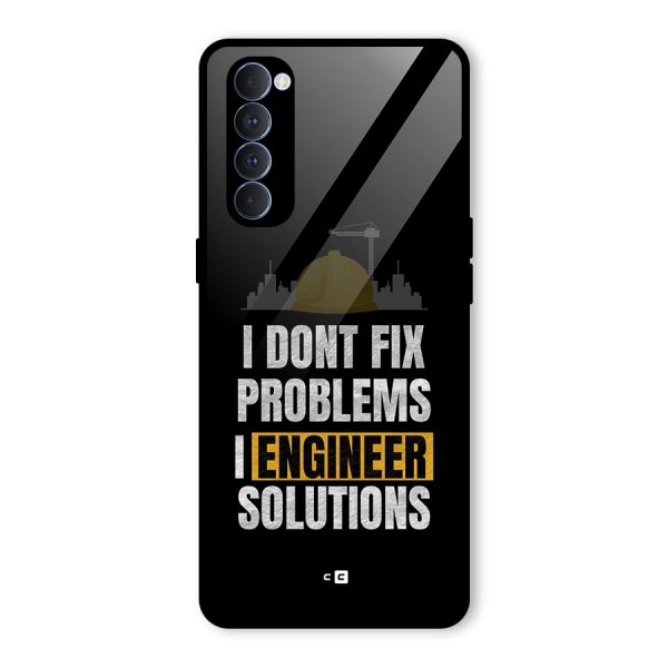 Engineer Solutions Glass Back Case for Oppo Reno4 Pro