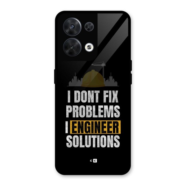 Engineer Solutions Glass Back Case for Oppo Reno8 5G