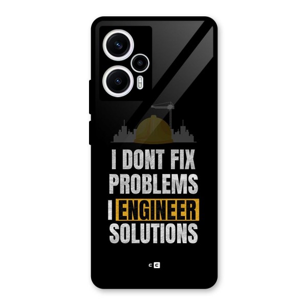 Engineer Solutions Glass Back Case for Poco F5