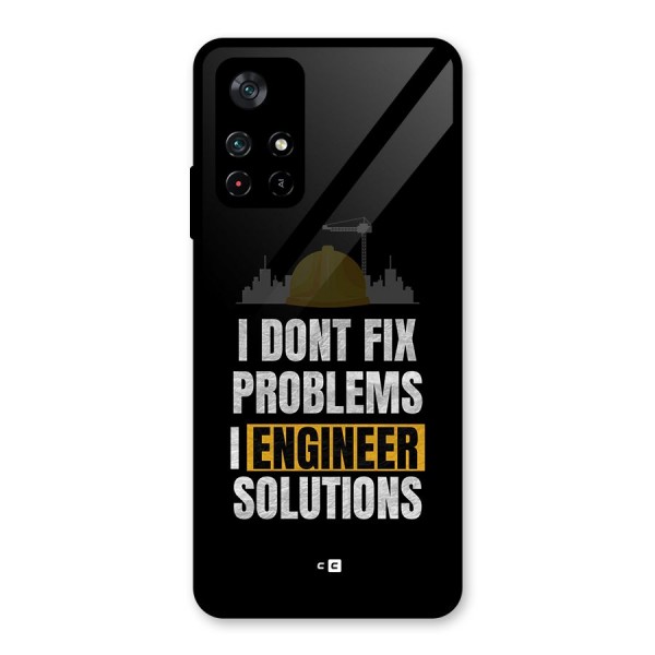 Engineer Solutions Glass Back Case for Poco M4 Pro 5G