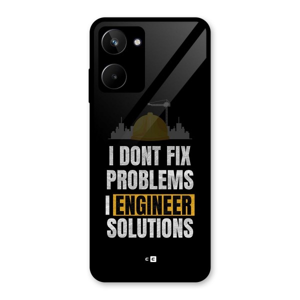 Engineer Solutions Glass Back Case for Realme 10