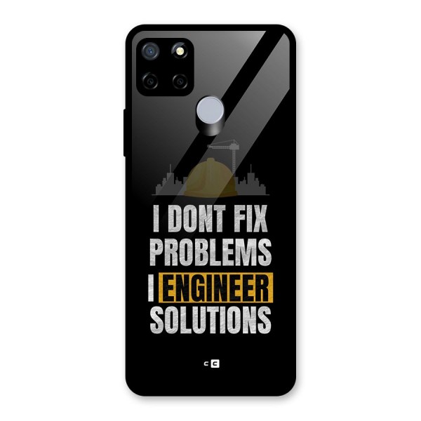 Engineer Solutions Glass Back Case for Realme C15