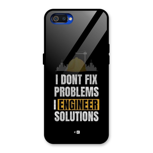 Engineer Solutions Glass Back Case for Realme C2