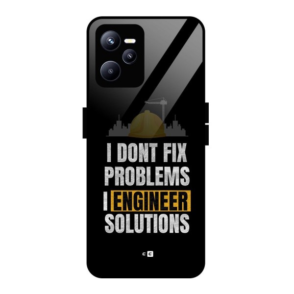 Engineer Solutions Glass Back Case for Realme C35