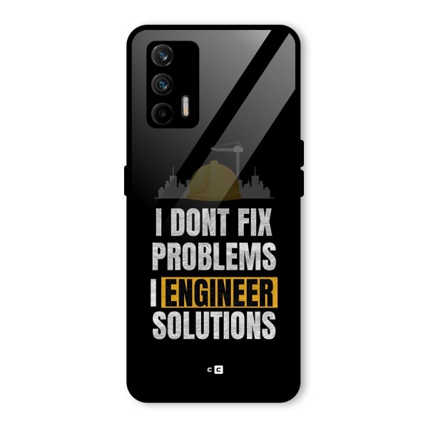 Engineer Solutions Glass Back Case for Realme X7 Max