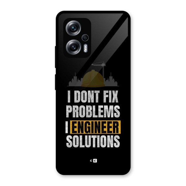 Engineer Solutions Glass Back Case for Redmi K50i