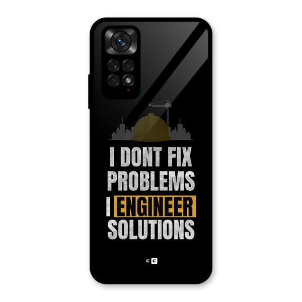 Engineer Solutions Glass Back Case for Redmi Note 11S