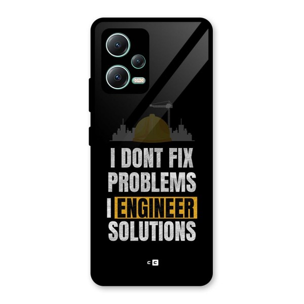 Engineer Solutions Glass Back Case for Redmi Note 12 5G