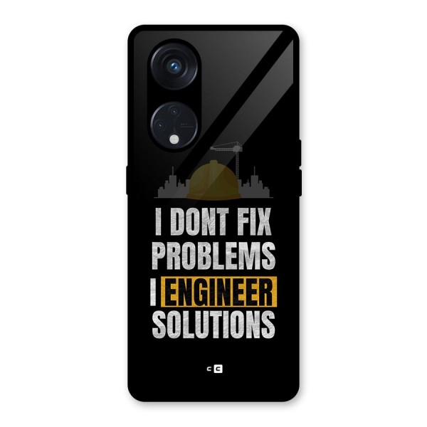 Engineer Solutions Glass Back Case for Reno8 T 5G