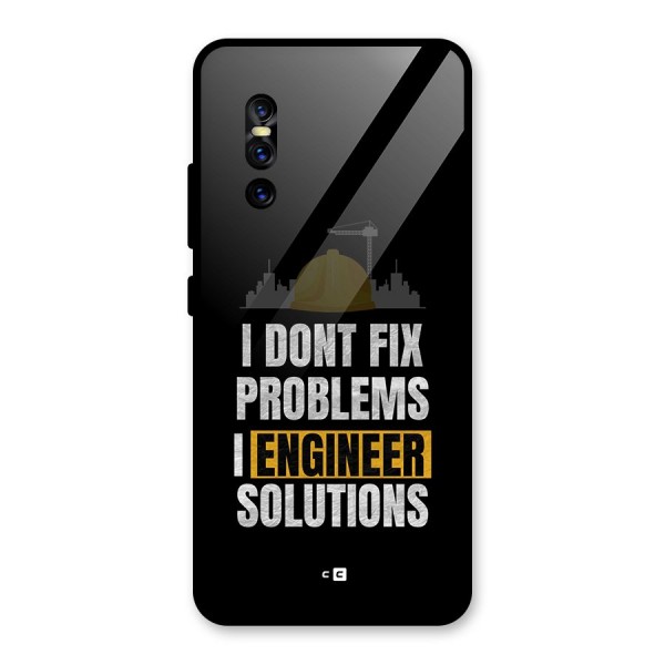 Engineer Solutions Glass Back Case for Vivo V15 Pro