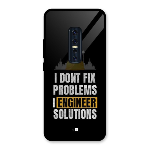 Engineer Solutions Glass Back Case for Vivo V17 Pro