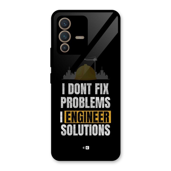 Engineer Solutions Glass Back Case for Vivo V23 5G