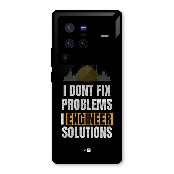 Engineer Solutions Glass Back Case for Vivo X80 Pro