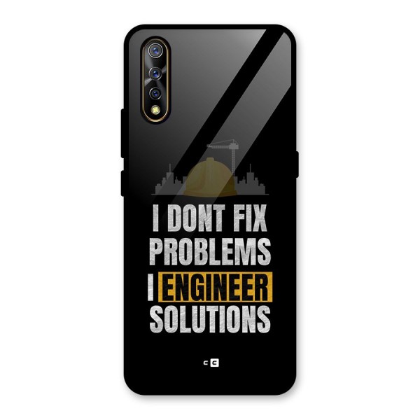 Engineer Solutions Glass Back Case for Vivo Z1x