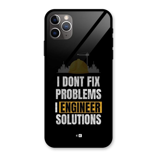 Engineer Solutions Glass Back Case for iPhone 11 Pro Max