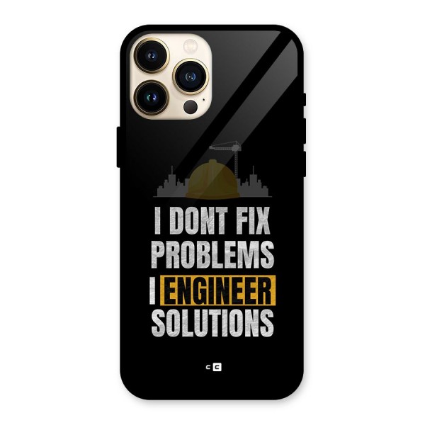 Engineer Solutions Glass Back Case for iPhone 13 Pro Max