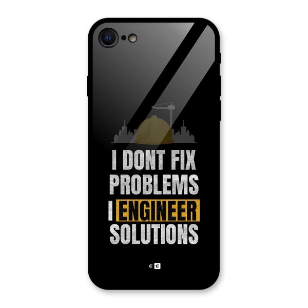 Engineer Solutions Glass Back Case for iPhone 8