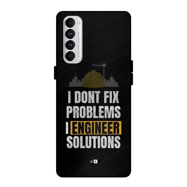 Engineer Solutions Metal Back Case for Oppo Reno4 Pro