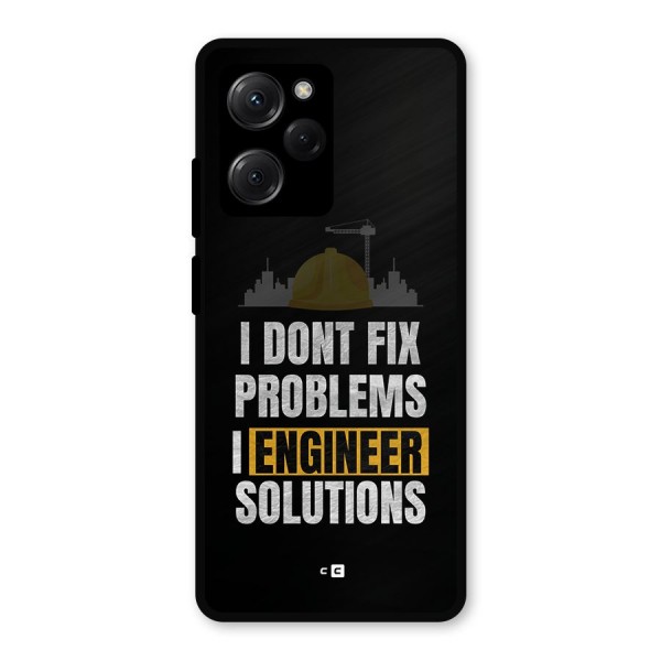 Engineer Solutions Metal Back Case for Poco X5 Pro