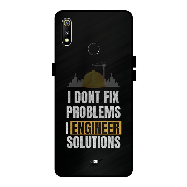 Engineer Solutions Metal Back Case for Realme 3